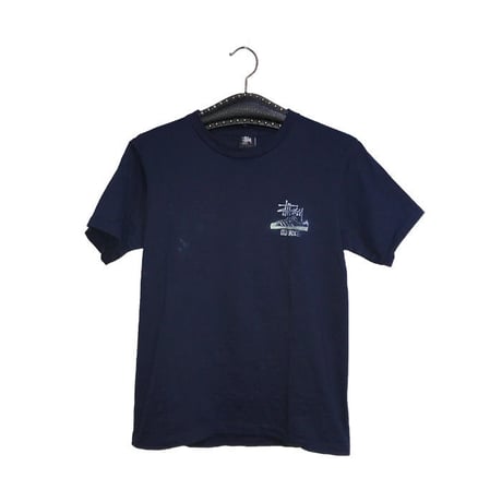 【USED】90'S STUSSY OLD SKOOL T-SHIRT