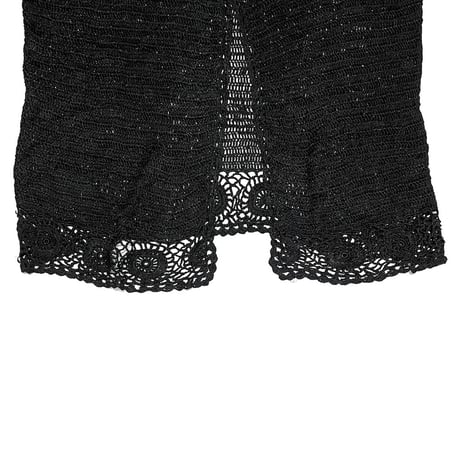【USED】00s SIXTH SENSE CROCHET KNIT S/S CARDIGAN