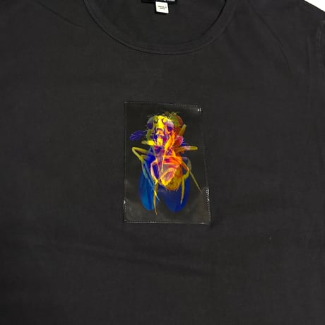 【USED】00's DIESEL LENTICULAR CICADA T-SHIRT