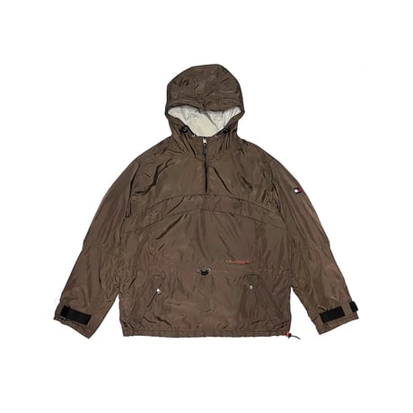 【USED】00's TOMMY HILFIGER PADDED NYLON ANORAK JACKET