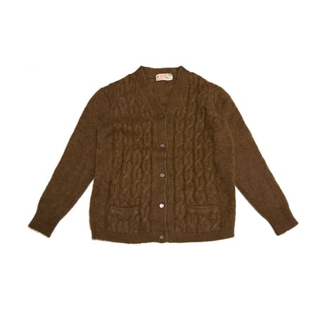 【USED】50's Hooper made in italy by selma MOHAIR CARDIGAN