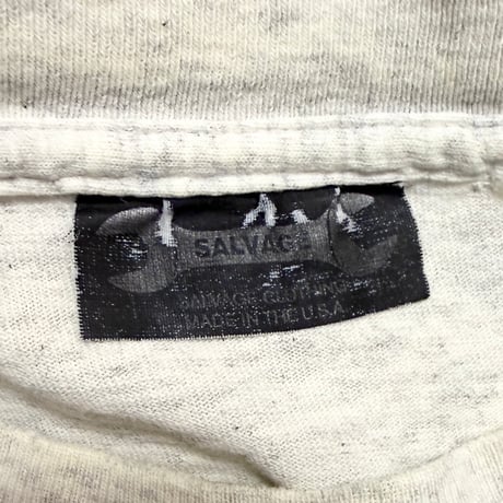 【USED】80's-90's BURGER KING Logo T-Shirt SALVAGE Body
