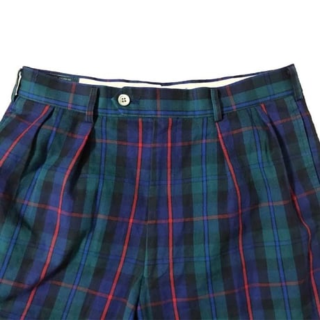 【USED】2TACK CHECK TROUSERS