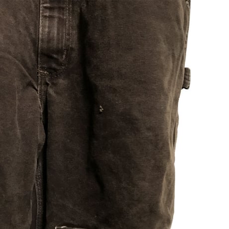 【USED】CARHARTT OVERALL BROWN