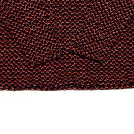 【USED】70'S WAVE PATTERN KNIT SWEATER
