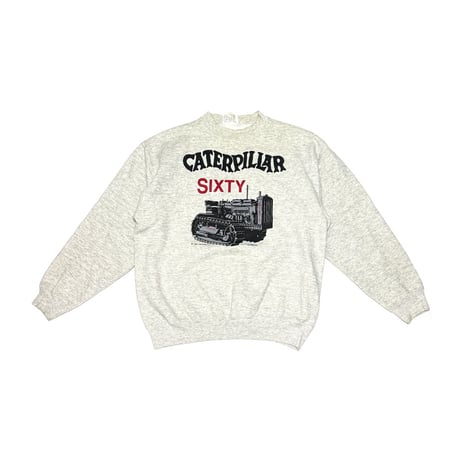 【USED】90's CAT CATERPILLAR SIXTY SWEATSHIRT