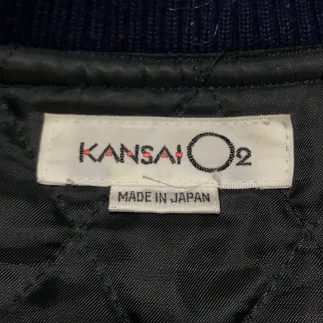【USED】90'S KANSAI O2 VARSITY JACKET