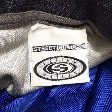 【USED】90's STREET CULTURE ALIEN L/S GAME SHIRT SILVER