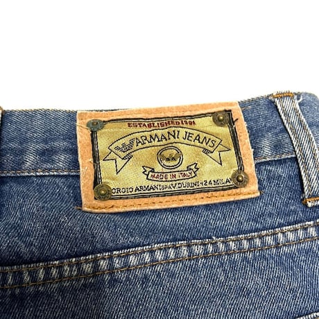 【USED】90's ARMANI JEANS DENIM PANTS