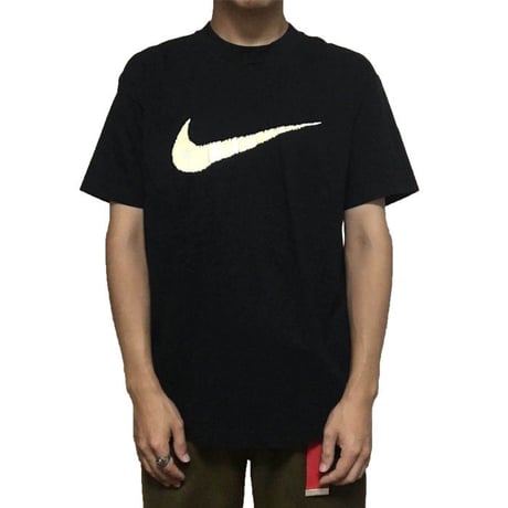【USED】90'S NIKE SWOOSH T-SHIRT BLACK