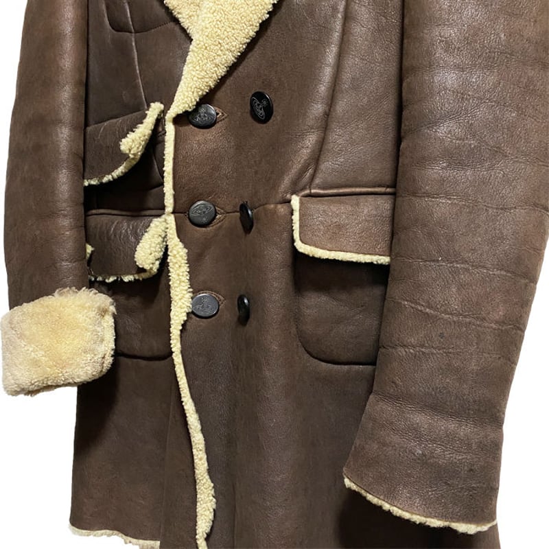 USED】90'S VIVIENNE WESTWOOD MAN MOUTON COAT | USED】90'S VIVIENNE WESTWOOD MAN MOUTON COAT |