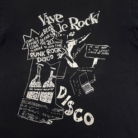 【USED】90's Vive Le Rock / THE KILLER ROCK'S ON T-SHIRT