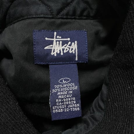 【USED】90'S-00'S STUSSY CPO SHIRT