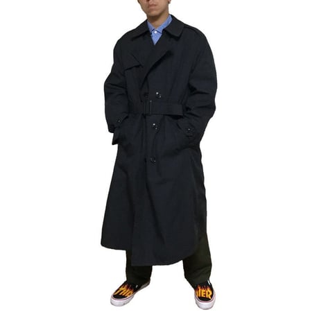 【USED】US NAVY OVERSIZED TRENCH COAT