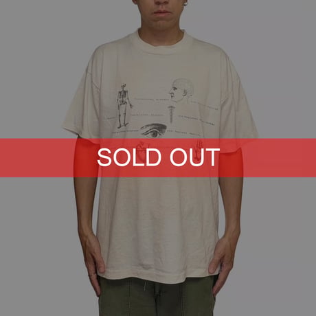【USED】90's DCH Regional Medical Center Anatomical Surreal Graphic T-shirt
