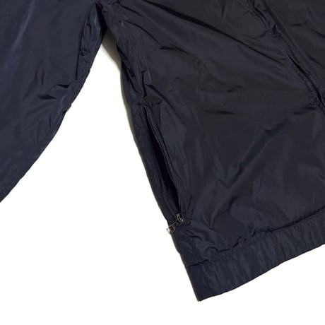 【USED】00's PRADA SPORT Reversible Cotton Nylon Jacket Faded Black