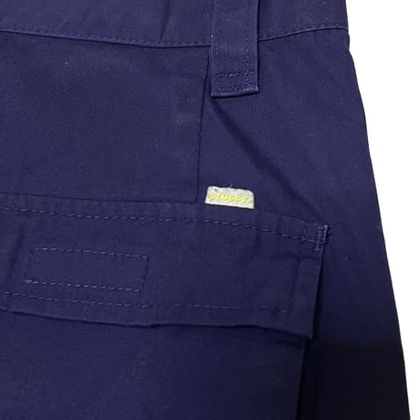 【USED】90's STUSSY 6-POCKET GIMMICK PANTS ROYAL NAVY