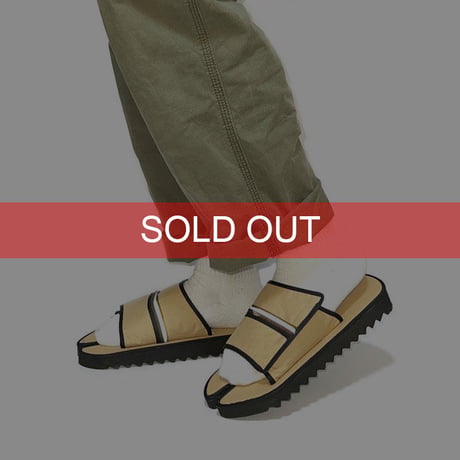 【DEAD STOCK】90'S MAHARISHI TABI SANDALS BEIGE