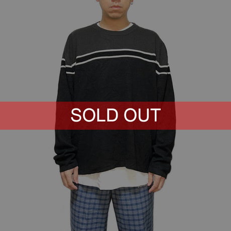 【USED】90'S-00'S WRANGLER HERO LINE DESIGN KNIT SWEATER