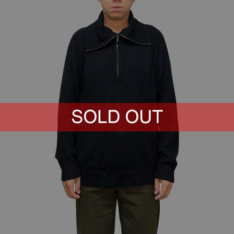 【USED】80'S-90'S GIORGIO ARMANI HI-NECK KNIT SWEATER