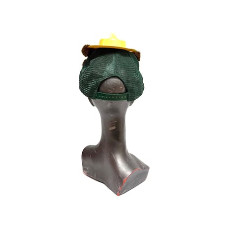 【USED】80's Smokey Bear Plush Trucker Cap