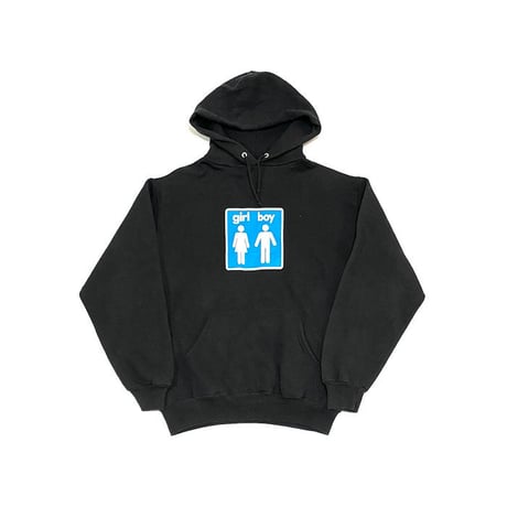 【USED】90'S GIRL BOY SKATEBOARDS HOODIE