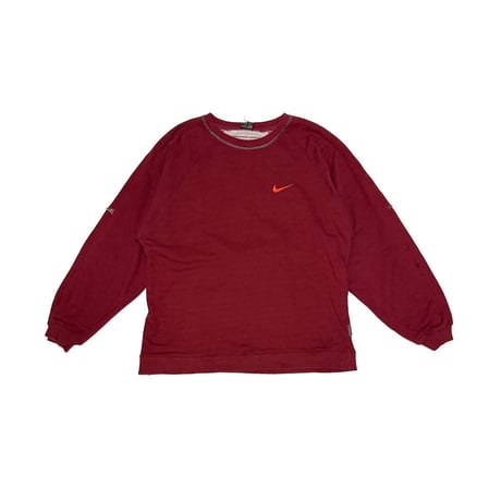 【USED】90's NIKE X-TRAINING SWEATSHIRT BURGUNDY