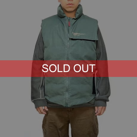 【USED】90'S-00'S TOMMY JEANS GIMMICK DESIGN DOWN VEST