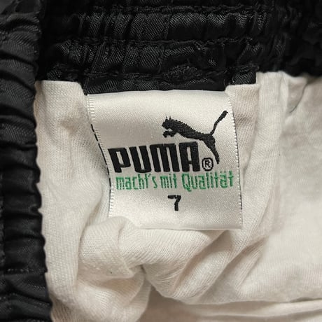 【USED】80's PUMA RUNNING SHORTS BLACK