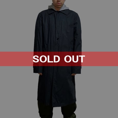 【USED】90'S  HELMUT LANG STAND FALL COLLAR COAT