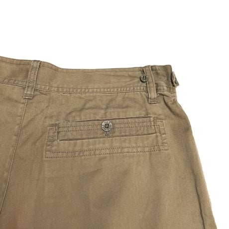 【USED】00's Nike Cargo Shorts Brown Cotton Multi Pocket