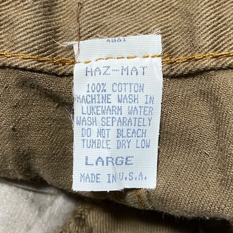 【USED】90'S HAZ-MAT BUGGY PANTS
