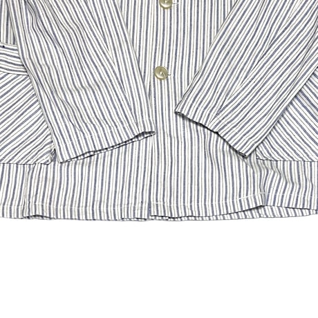 【USED】70's CCCP STRIPE WORK SHIRT JACKET③