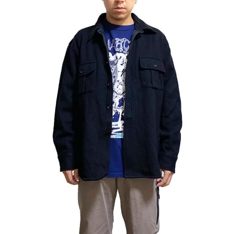 【USED】90'S-00'S STUSSY CPO SHIRT