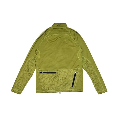 【USED】00's FOX RACING MICRO GRID FLEECE ZIP-UP TOP