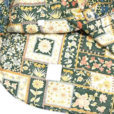 【USED】70'S-80'S LEE BOTANICAL PATTERN WESTERN SHIRT
