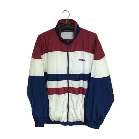 【USED】90'S REEBOK NYLON JACKET TRICOLOR