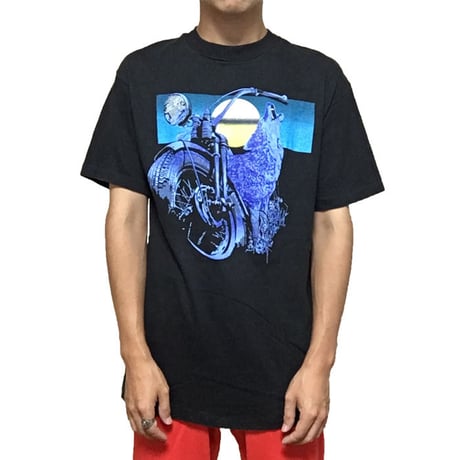 【USED】90'S HARLEY WOLF T-SHIRT