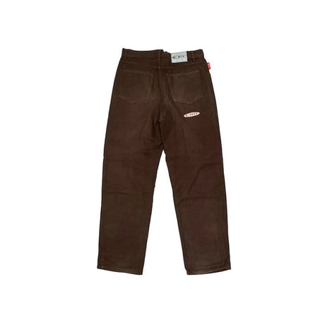 【USED】90'S CRU DESIGNS COTTON PANTS BROWN