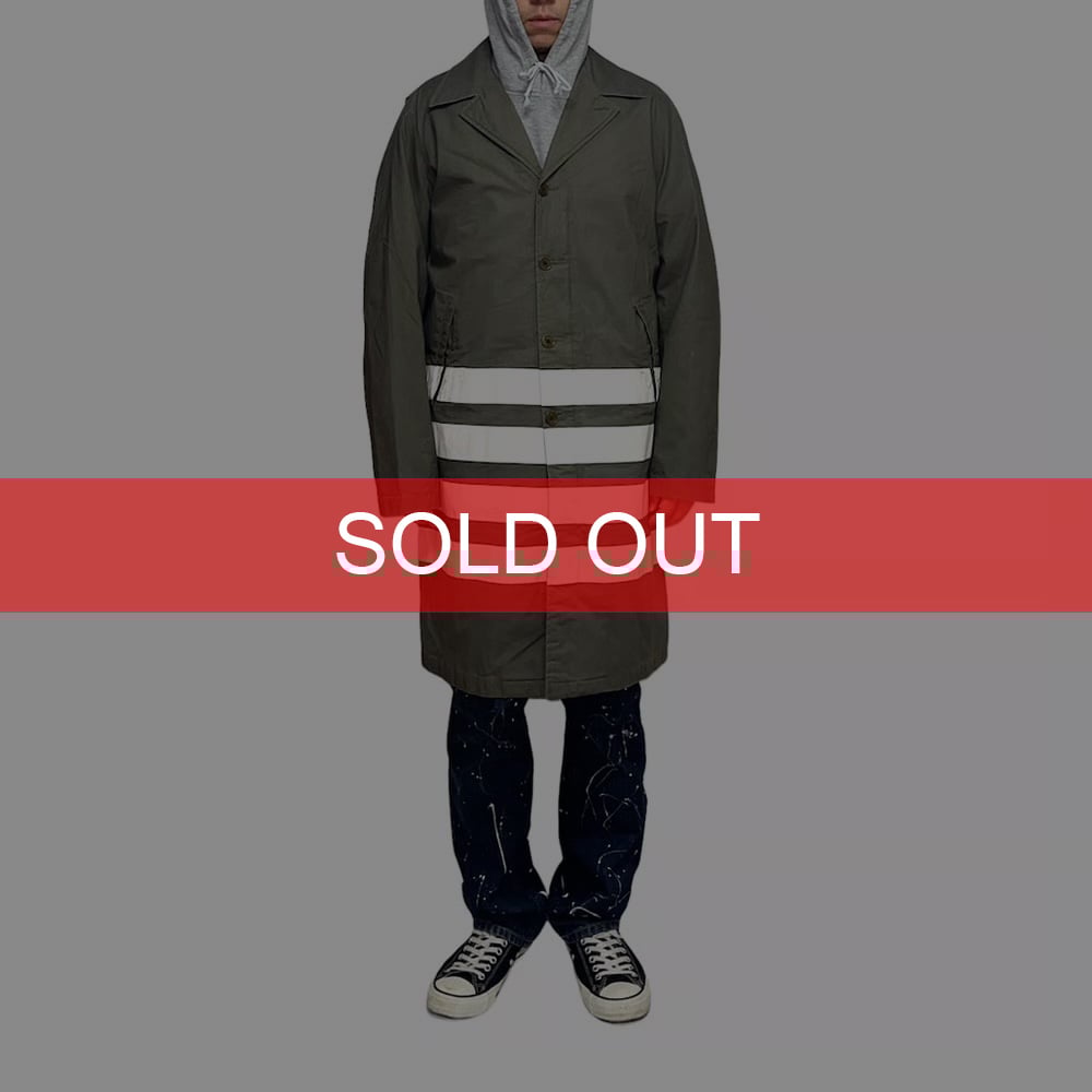 【タキ】HELMUT LANG 1997FWペンキラインコート 中古・古着通販】HELMUT LANG (ヘルムートラング) ペンキラインPコート