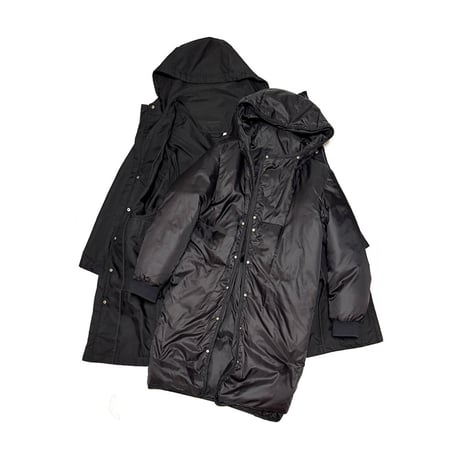 【USED】90's HELMUT LANG BALLISTIC NYLON GOOSE DOWN COAT