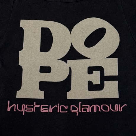 【USED】90's Hysteric Glamour DOPE Y2K T-SHIRT