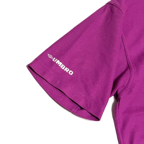 【USED】90's-00's UMBRO POLO SHIRT PINK PURPLE