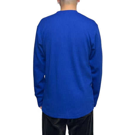 【USED】90's DIESEL OVAL LOGO RIBBED L/S T-SHIRT