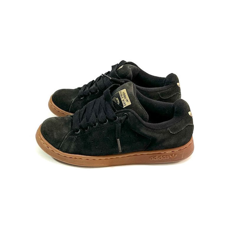 USED】ADIDAS 2003 STAN SMITH DOUBLE WIDE BLACK