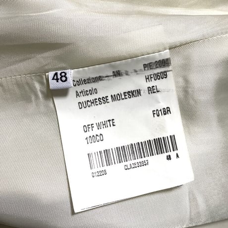 【USED】HELMUT LANG 2004SS RAIDERS COAT OFF-WHITE