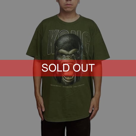 【USED】90's-00's UNIVERSAL STUDIOS HOLLYWOOD KING KONG T-SHIRT