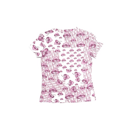 【DEAD STOCK】00's Christian Dior 2005SS CHERRY BLOSSOM TROTTER T-SHIRT