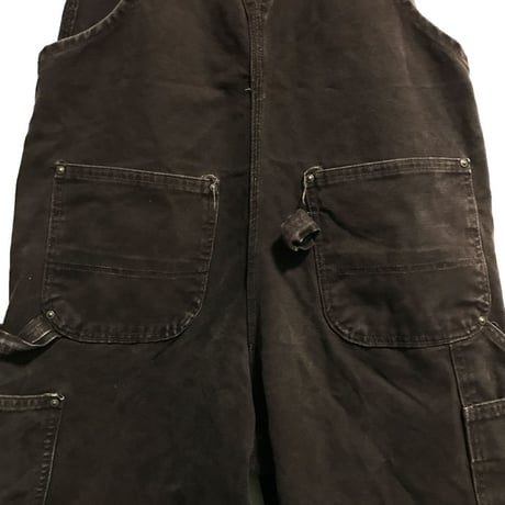 【USED】CARHARTT OVERALL BROWN