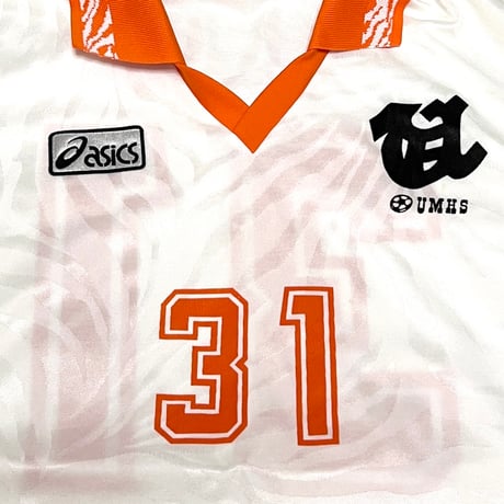 【USED】90's-00's ASICS UMHS FOOTBALL SHIRT